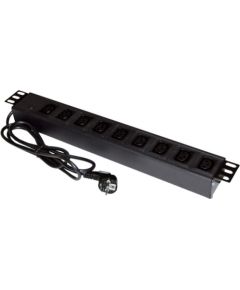 A-lan Alantec PZ011 power extension 1.8 m 9 AC outlet(s) Indoor Black