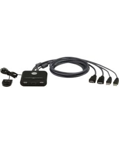 Aten 2-Port USB FHD HDMI Cable KVM Switch  CS22HF