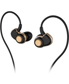 SoundMagic PL30+ Black/Gold In-Ear tipa austiņas PL30+ Black/Gold