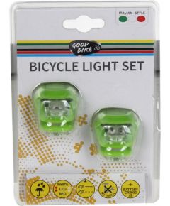 Velo lukturu komplekts: priekš./aizm. 2LED+2LED, 2režīmi