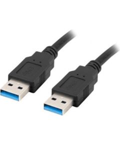 Lanberg CA-USBA-30CU-0018-BK USB cable 1.8m 3.0 USB A Black