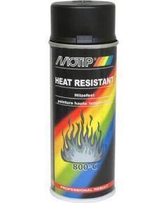 Krāsot Motip THERMO SPRAY; 800 °C; 400 ml; melns