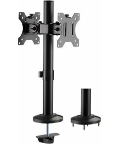 LOGILINK BP0109 Dual Monitor mount 17-32inch steel two-sided