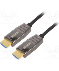 ASSMANN HDMI AOC Hybrid-fiber connection cable Type A M/M 20m UHD 8K60Hz CE gold