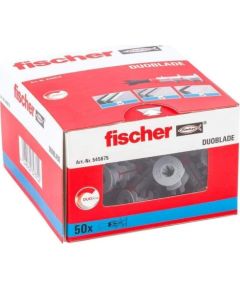 fischer plasterboard plugs DUOBLADE (light grey/red, 50 pieces)