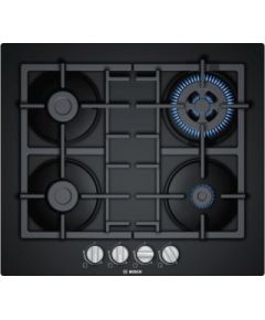 Bosch Serie 4 PNH6B6B90 hob Black Built-in 60 cm Gas 4 zone(s)