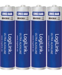 LOGILINK LR03B4 LOGILINK - Ultra Power AAA Alkaline Batteries, LR03, Micro, 1.5V, 4pcs