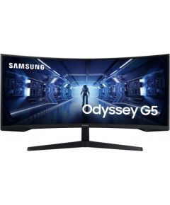 Samsung Odyssey C34G55TWWP 86.4 cm (34") 3440 x 1440 pixels UltraWide Dual Quad HD LED Black