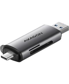 AXAGON CRE-SAC External USB 3.2 Gen1 Type-C+Type-A 2-slot SD/microSD