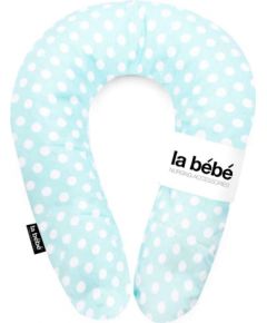 La Bebe™ Nursing La Bebe™ Snug Cotton Mint Dots Art.80935 Подковка для сна/кормления малыша Mit.20x70см