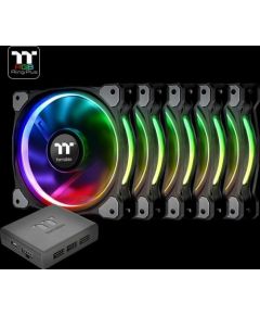 Thermaltake Riing Plus 14 LED RGB Radiator Fan TT Premium - 5x Fan 1x Controller