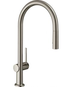 Hansgrohe Talis M54 210 1jet, hroms virtuves izlietnes maisītājs ar izvelkamu dušu