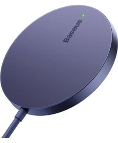 Baseus Simple Mini3 Magnetic Wireless Charger 15W (Dusty purple)