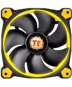 Thermaltake Riing 14 LED Yellow 140x140x25, case fan (black/yellow)