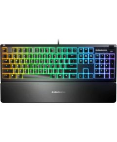DE layout - SteelSeries APEX 3, gaming keyboard (black, rubber dome) Klaviatūras