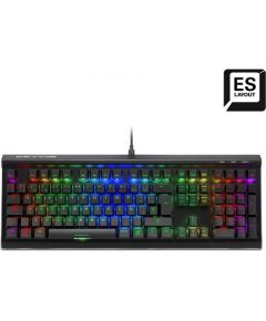 DE layout - Sharkoon SKILLER SGK60, gaming keyboard (black, ES layout, Kailh BOX Red)