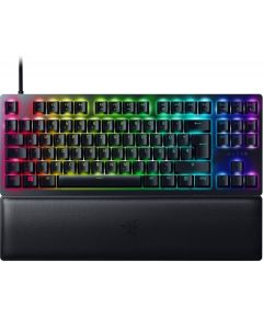 DE layout - Razer Huntsman V2 TKL, gaming keyboard (black, Razer Clicky Optical (Purple))