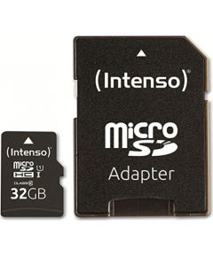 Intenso UHS-I Performance 32 GB microSDXC, memory card (black, UHS-I U1, Class 10)