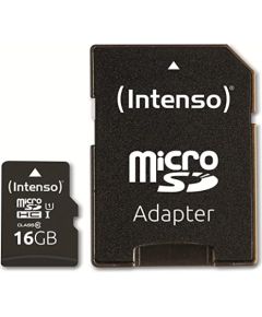 Intenso UHS-I Performance 16 GB microSDXC, memory card (black, UHS-I U1, Class 10)