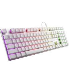 Sharkoon PureWriter RGB, gaming keyboard (white, US layout, kailh choc low profile blue)
