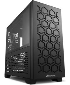 Sharkoon MS-Y1000, gaming tower case (black, tempered glass side panel)