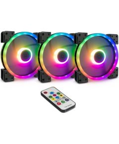 Inter-Tech Argus RGB Set RS-14 3x140mm - 88885536