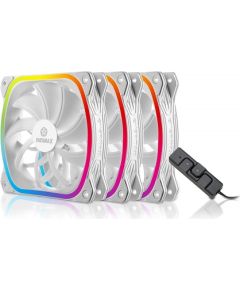 Enermax SquA RGB White 3 Pack 120x120 - UCSQARGB12P-W-BP3