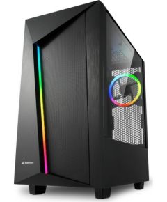 Sharkoon REV100, tower case (black, tempered glass)