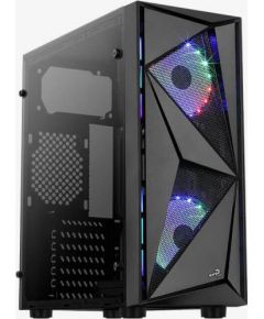 Aerocool Glider TG, tower case (black, tempered glass)