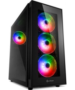 Sharkoon TG5 PRO RGB, tower case (black)