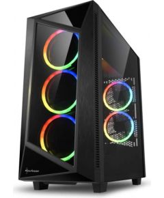 Sharkoon REV200, tower case (black, tempered glass)