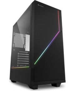 Sharkoon RGB FLOW, tower case (black, side panel of tempered glass)