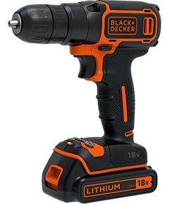 Black&Decker BDCDC18KB cordless screw driller + case + 2 Batteries 1.5Ah