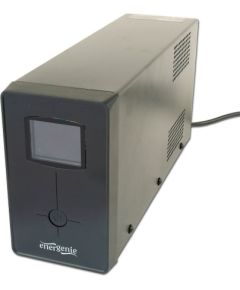 EnerGenie UPS with USB and LCD display, Black 850 VA, 510 W, 220 V
