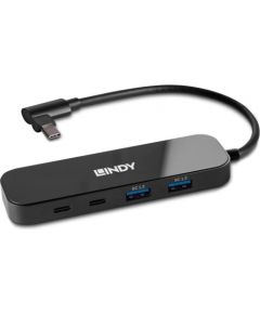 Lindy 4 Port USB 3.2 Gen 2 Type C Hub, USB Hub