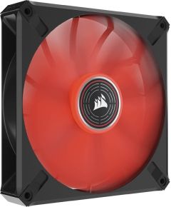 Corsair iCUE ML140 ELITE Red Premium 140x140x25, case fan (black/red, single fan)