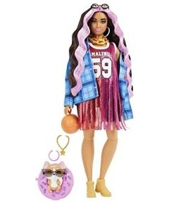 Mattel Barbie Extra Doll (Basketball Jersey) - HDJ46