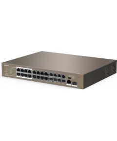 Ip-com Tenda TEF1126P-24-250W Fast Ethernet (10/100) Power over Ethernet (PoE) 1U Grey