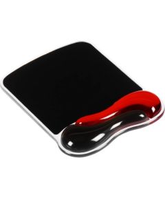 Kensington Duo Gel Wristrest Mousepad red/bk - 62402