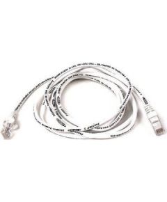 goobay Patch cable Cat6 U/UTP flat white 1,0m