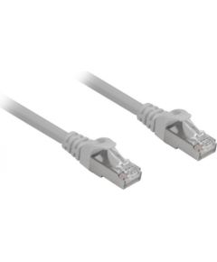 Sharkoon network cable RJ45 CAT.6a SFTP LSOH grey 0,50m - HalogenFree
