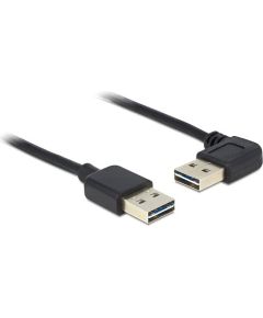 Delock USB 2.0 A-A 90° Easy USB - bk 5m