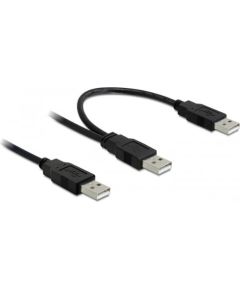 Sharkoon DeLOCK Y-Splitter USB2.0 - USB2.0 - 0,7m