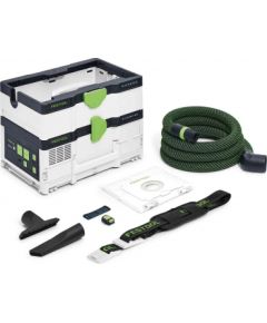 Akumulatora putekļsūcējs Festool CLEANTEC CTMC SYS I-Basic; 18 V (bez akumulatora un lādētāja)