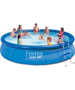 Intex Easy Set Pool 126166GN, Ø 457cm x 107cm, peldbaseins (zils, ar kārtridžu filtru sistēmu)