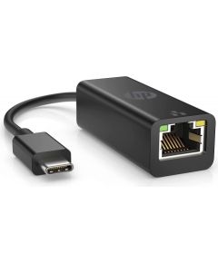 HP Adapter USB-C (male) > RJ45 (female) (black, 10cm)