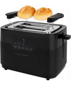 ProfiCook PC-TA 1244, toaster (black/black (matt))