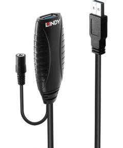 Lindy USB 3.2 Gen 1 active extension cable (black, 15 meters)