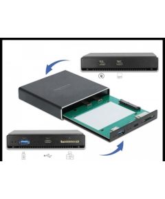 DeLOCK external enclosure for 2.5 ? SATA HDD / SSD, drive enclosure Korpusi ārējiem HDD, SSD
