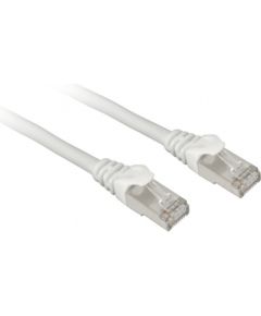 Sharkoon patch network cable SFTP, RJ-45, with Cat.7a raw cable (white, 7.5 meters)